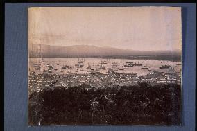 A panoramic view of Hakodate Port