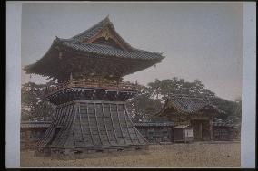 The bell tower at Yushoin,Zojoji Temple,Shiba