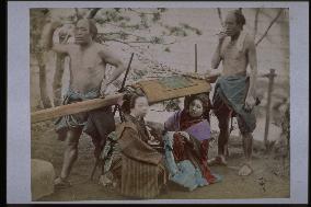 palanquin bearers