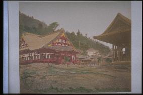 The Hondo (inner sanctuary) of Kuonji Temple,Mt. Minobu