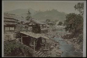 Nakashima River and the residence of Ueno Hikoma