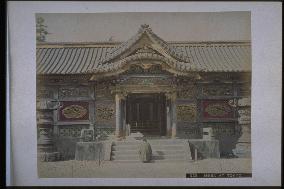 Chokushimon Gate at the Tokugawa tomb,Zojoji Temple,Shiba