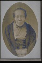 Portrait of the wife of a Shinto priest
