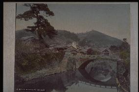 Nakashima River and Amigasa-bashi Bridge