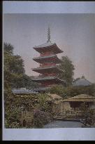 A five-story pagoda,Asakusa