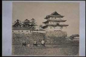 The Tatsumi Three-story Watchtower at Honmaru (main dungeon),Edo Castle