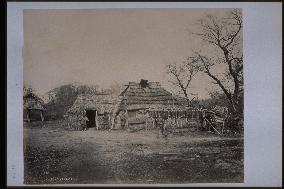 An Ainu village