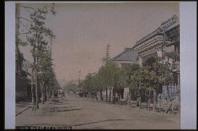 The main street of the Yokohama foreign settlement