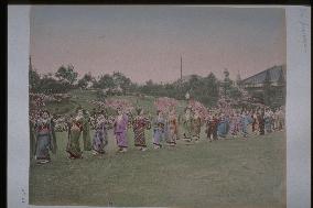 Women performing Hanagasa Dancing