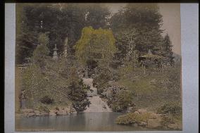 The garden of Rinnoji Temple