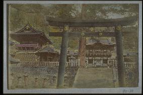 Near the Nino-torii (the second gate),Toshogu Shrine,Nikko
