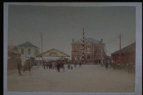 The entrance to the main pier,Yokohama Port