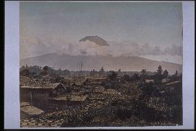 Mt. Fuji seen from Fuji Yoshida