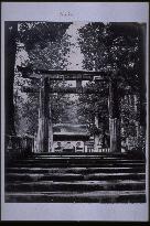 The torii,Taiyuin Shrine,Nikko