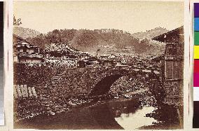 Nakashima River and Amigasa-bashi Bridge