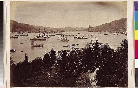 The recesses of Nagasaki Harbour seen from Minamiyamate