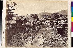 Nakashima River and Momotani-bashi Bridge