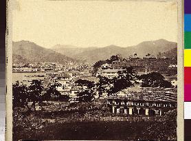 The Oura foreign settlement seen from Minamiyamate