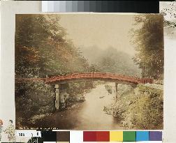 Shinkyo Bridge,the Daiyagawa River