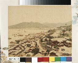 Nagasaki Harbour and Naminohira,Minamiyamate