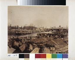 Yokohama station and Bentenbashi bridge