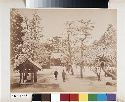 Snowscape at a Shrine