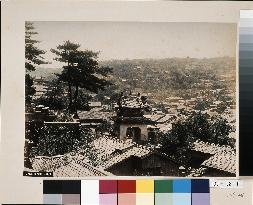 Distant view of the Ryugumon Gate of Sofukuji Temple, Nagasaki