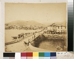 Viewing Shin-Ohashi from Umegasaki Bridge