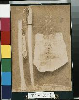 Saber, Kimono Undergarment and Military Accessories (Belongings of a Deceased?)