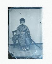 Portrait of Baba Teiichi (Glass Slides in a Wooden Box)
