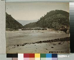 Uji River and Iron bridge