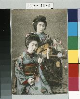 Two Women Holding Dancing Balls