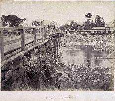 Yasumi Bridge near Kumamoto Castle