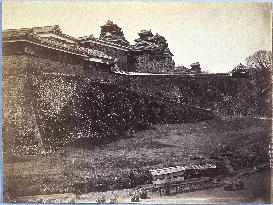 The Area by Akazunomon Gate at the Eastside of Kumamoto Castle