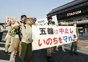 Protest against Tokyo Olympics