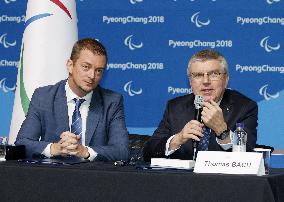 IOC, IPC chiefs in Pyeongchang in 2018