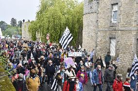 Protest in support of French regional languages