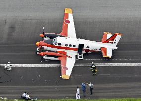 MSDF trainer landing failure