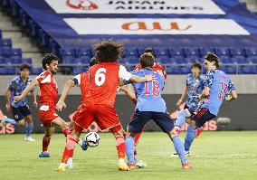 Football: Japan-Tajikistan World Cup qualifier