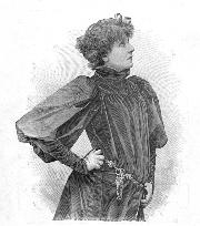 Actress SARAH BERNHARDT  1844-1923 PICTURE FROM THE RONALD G