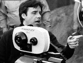 PETER BOGDANOVICH   on the set of NICKELODEON