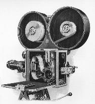 BELL AND HOWELL PROFESSIONAL MOVIE CAMERA showing interior