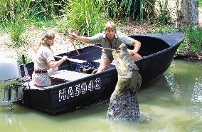 THE CROCODILE HUNTER: COLLISION COURSE STEVE IRWIN and TERRI