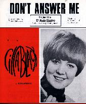 DON'T ANSWER ME SONGSHEET FROM THE RONALD GRANT ARCHIVE