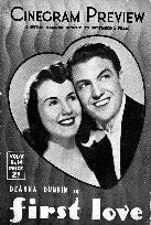 FIRST LOVE (US1939) DEANNA DURBIN, ROBERT STACK  CINEGRAM PR