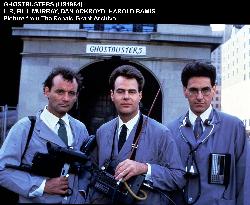 GHOSTBUSTERS (US1984) L-R, BILL MURRAY, DAN ACKROYD, HAROLD