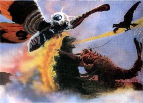 GODZILLA VS THE SEA MONSTER (JAP 1968) TOHO GODZILLA battles