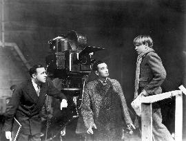 DAVID LEAN on the set of GREAT EXPECTATIONS