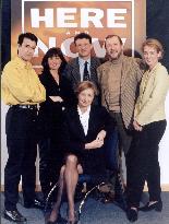 HERE AND NOW (MARCH, 1997) BBC TELEVISION Back row l-r: SANK