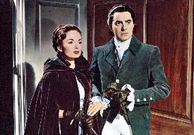 Ann Blyth  Tyrone Power in THE HOUSE IN THE SQUARE (Britain